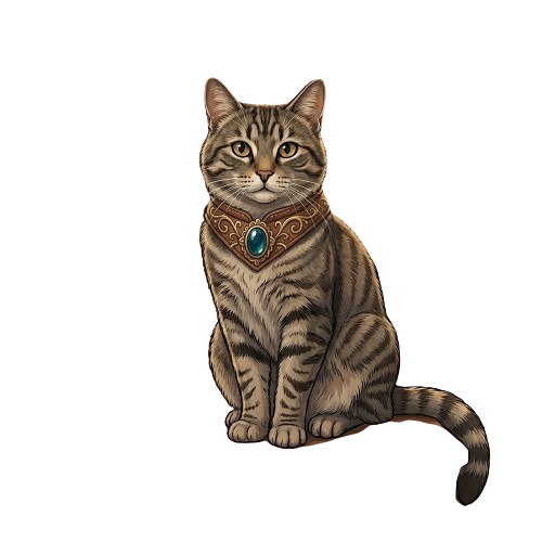 Mirabelle, la chatte mascotte du jeu